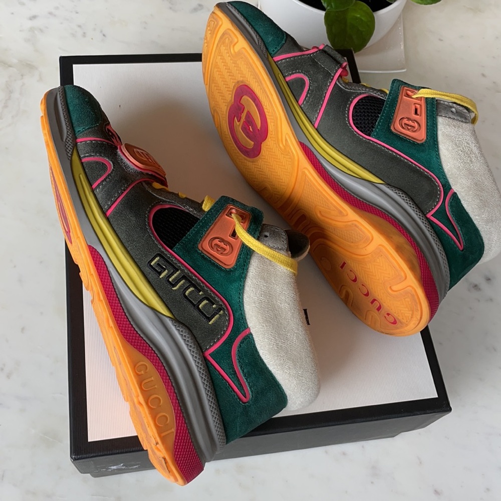 Gucci men’s high top sneakers size 10 eu - Picture 9 of 15